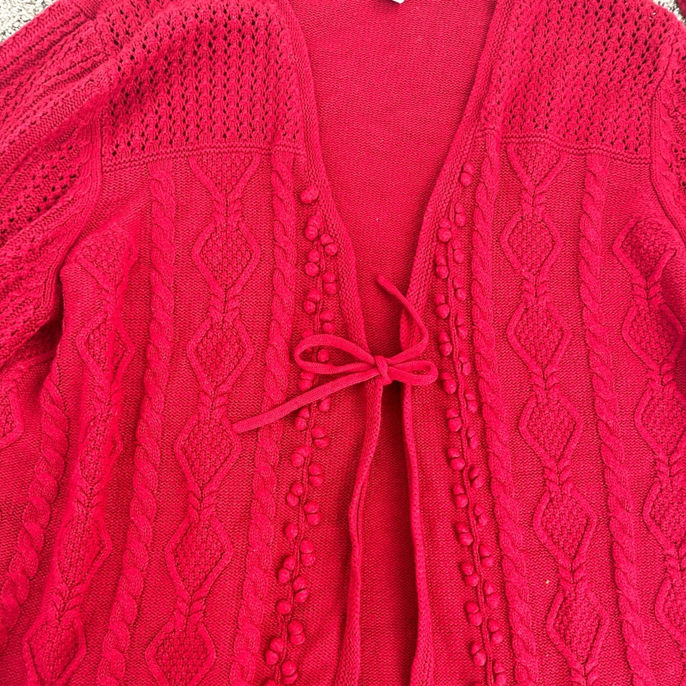 Red cardigan - Picture 9 of 9